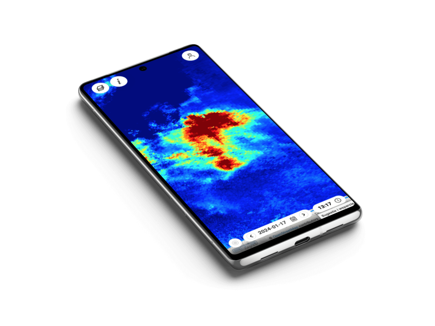 Sat4envi na telefonie